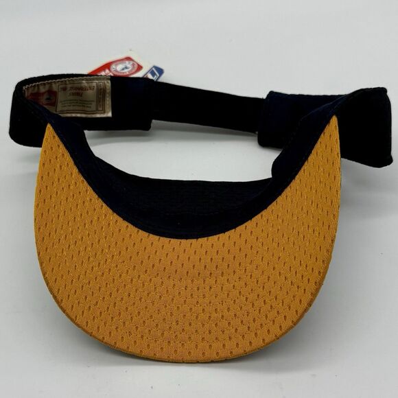 University of California Bears‎ Visor OSFA Hat Cap Vintage Navy Blue & Gold - Picture 5 of 7